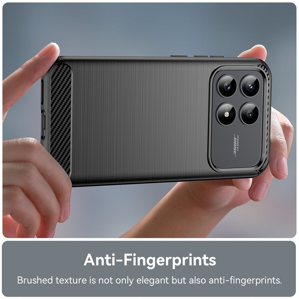 Techsuit Carbon Silicone - θήκη για Xiaomi Poco F8 Pro - Μαύρο - Image 3