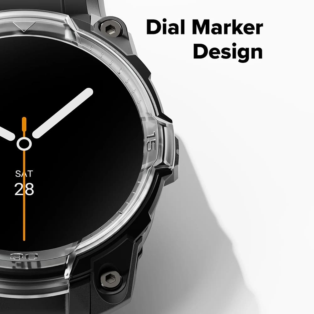 Ringke Rugged Gear - θήκη για Samsung Galaxy Watch8 - Μαύρο - Image 3