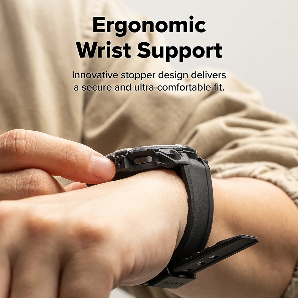 Ringke Rugged Gear - θήκη για Samsung Galaxy Watch8 - Μαύρο - Image 5