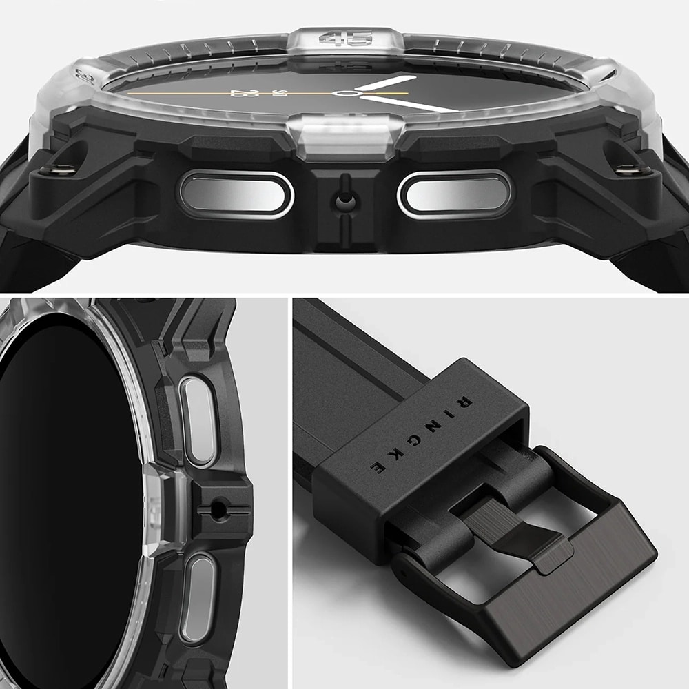 Ringke Rugged Gear - θήκη για Samsung Galaxy Watch8 - Μαύρο - Image 2