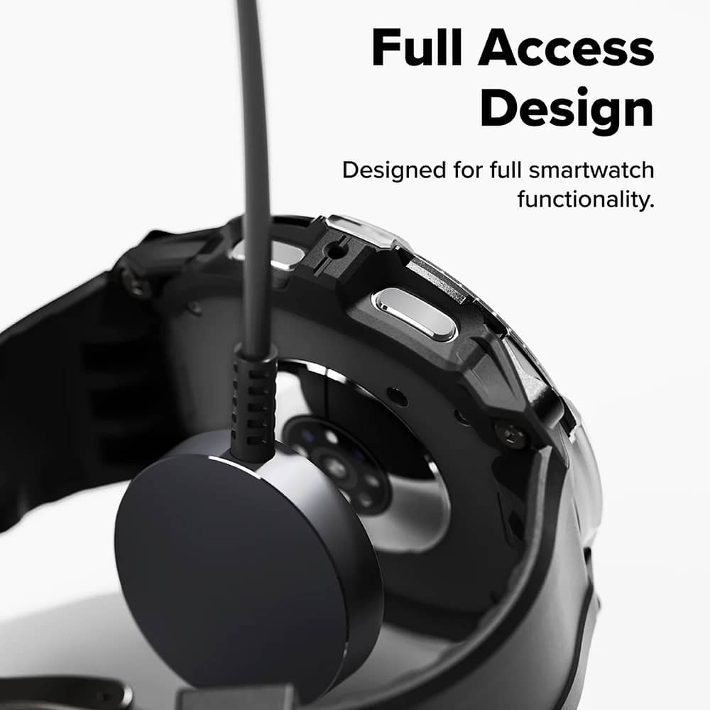 Ringke Rugged Gear - θήκη για Samsung Galaxy Watch8 - Μαύρο - Image 6