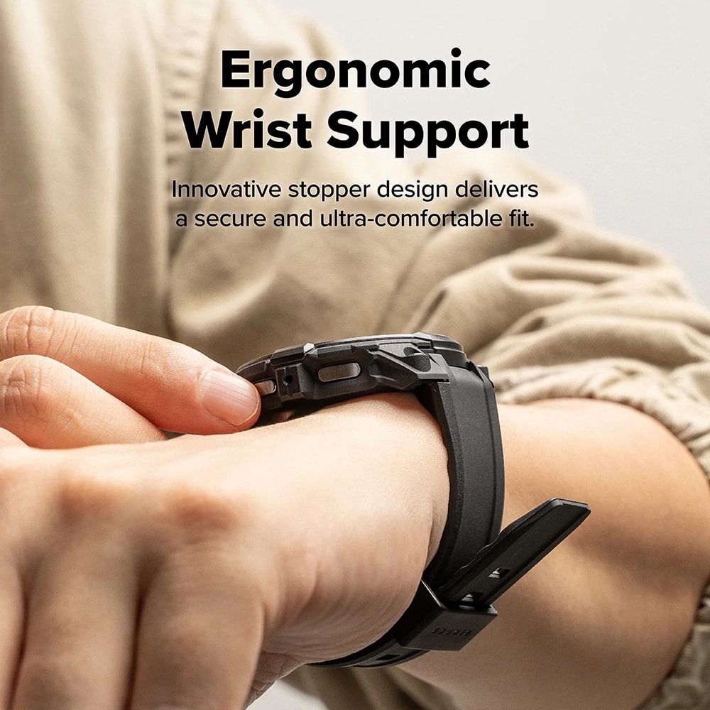 Ringke Rugged Gear - θήκη για Samsung Galaxy Watch8 - Μαύρο - Image 6