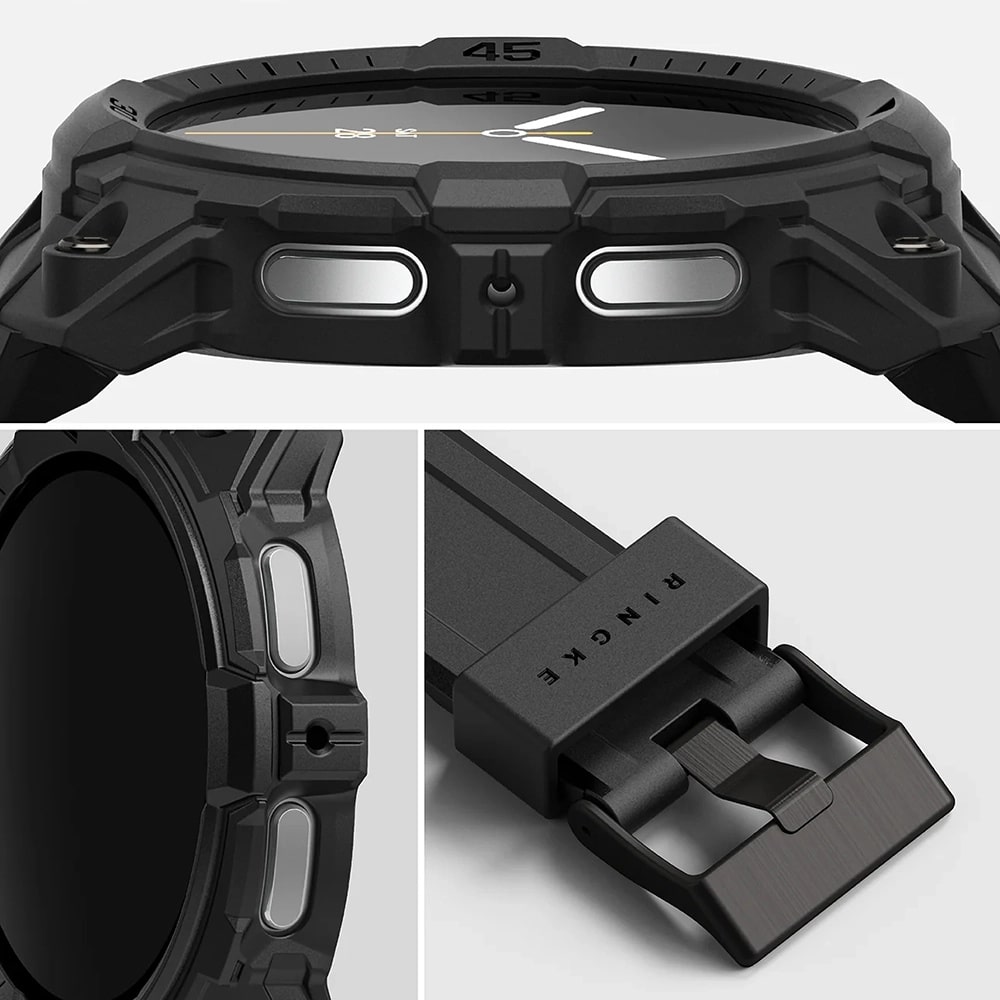 Ringke Rugged Gear - θήκη για Samsung Galaxy Watch8 - Μαύρο - Image 3