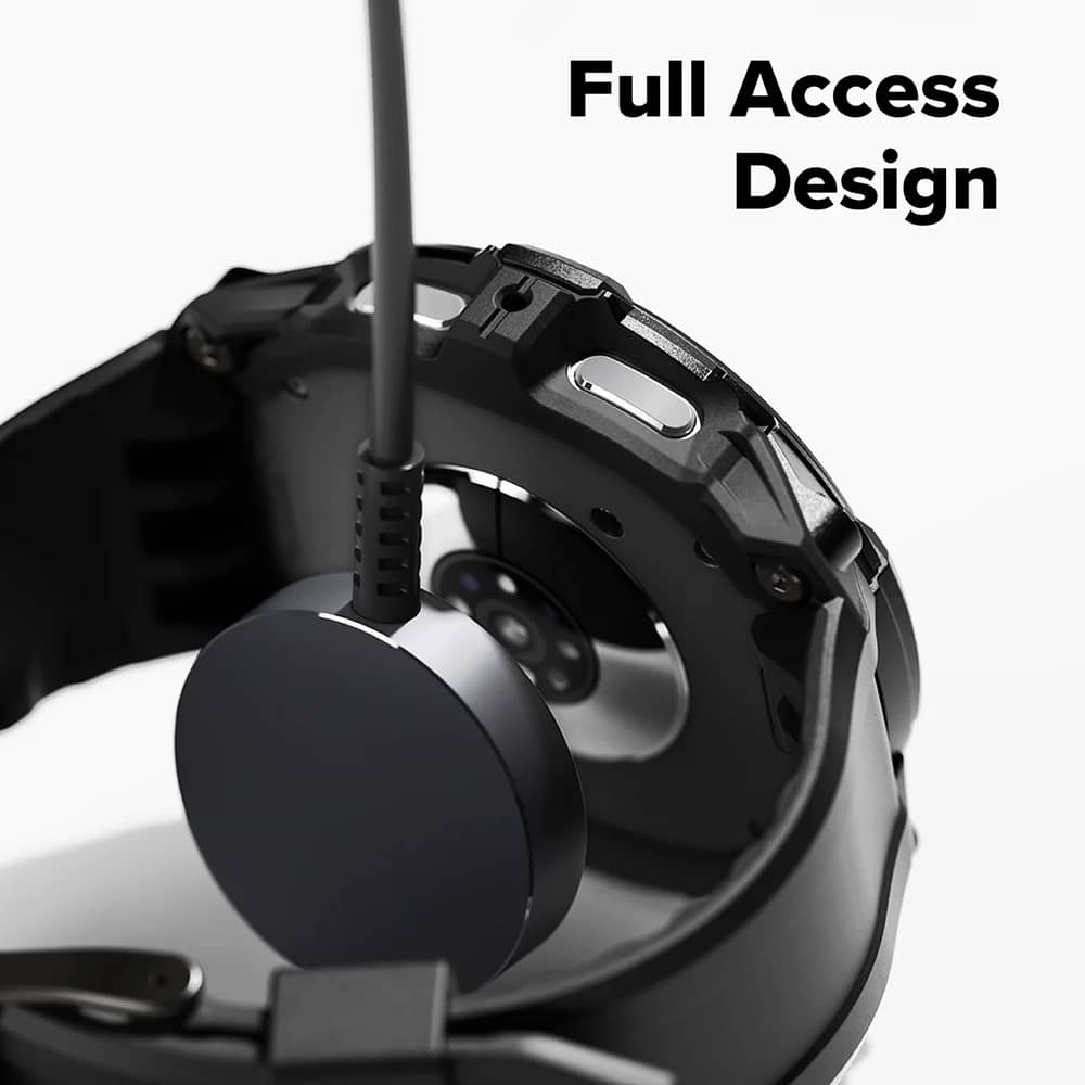 Ringke Rugged Gear - θήκη για Samsung Galaxy Watch8 - Μαύρο - Image 4