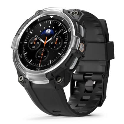 Ringke Rugged Gear - θήκη για Samsung Galaxy Watch8 Classic - Μαύρο