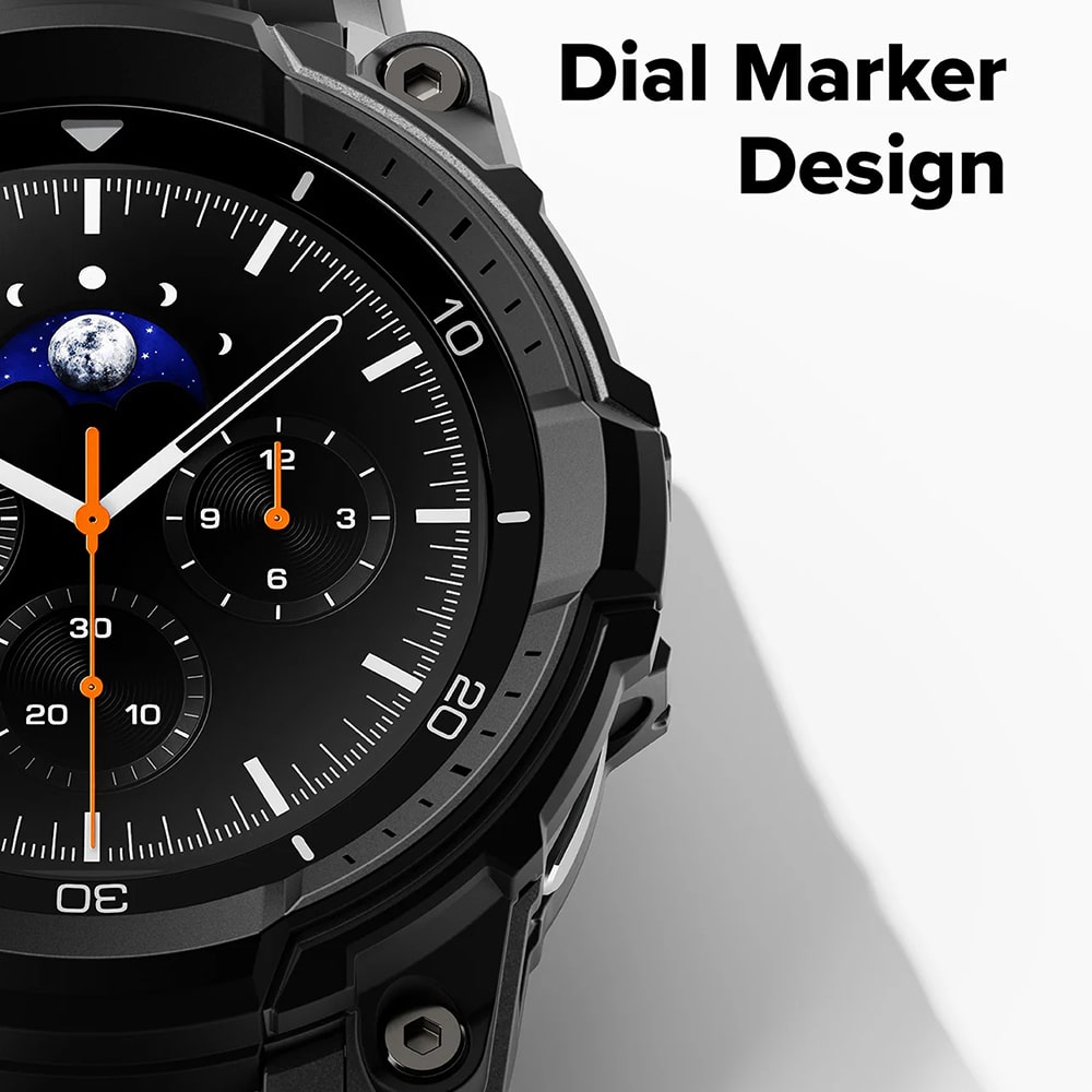 Ringke Rugged Gear - θήκη για Samsung Galaxy Watch8 Classic - Μαύρο - Image 2