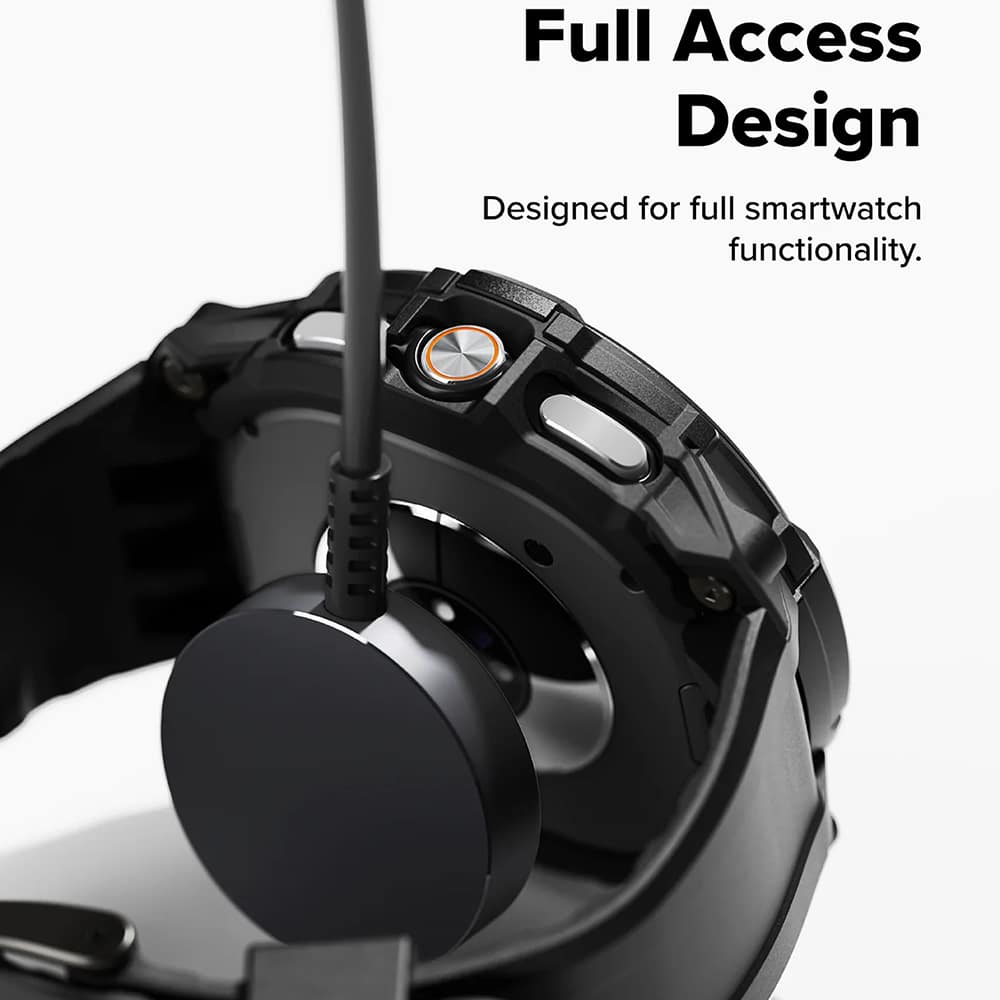 Ringke Rugged Gear - θήκη για Samsung Galaxy Watch8 Classic - Μαύρο - Image 4