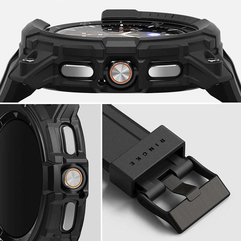 Ringke Rugged Gear - θήκη για Samsung Galaxy Watch8 Classic - Μαύρο - Image 6