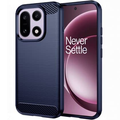 Techsuit Carbon Silicone - θήκη για Oneplus 15 - Μπλε