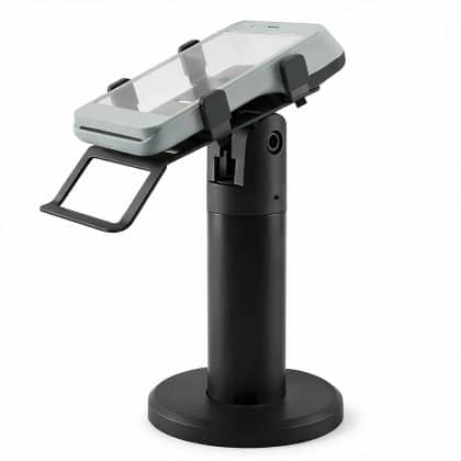 Techsuit - Pos Stand Paynest (pos1) - 270° Horizontal Rotation, Tilt Up To 30°, Hold Steadily, 3m Adhesive - Black