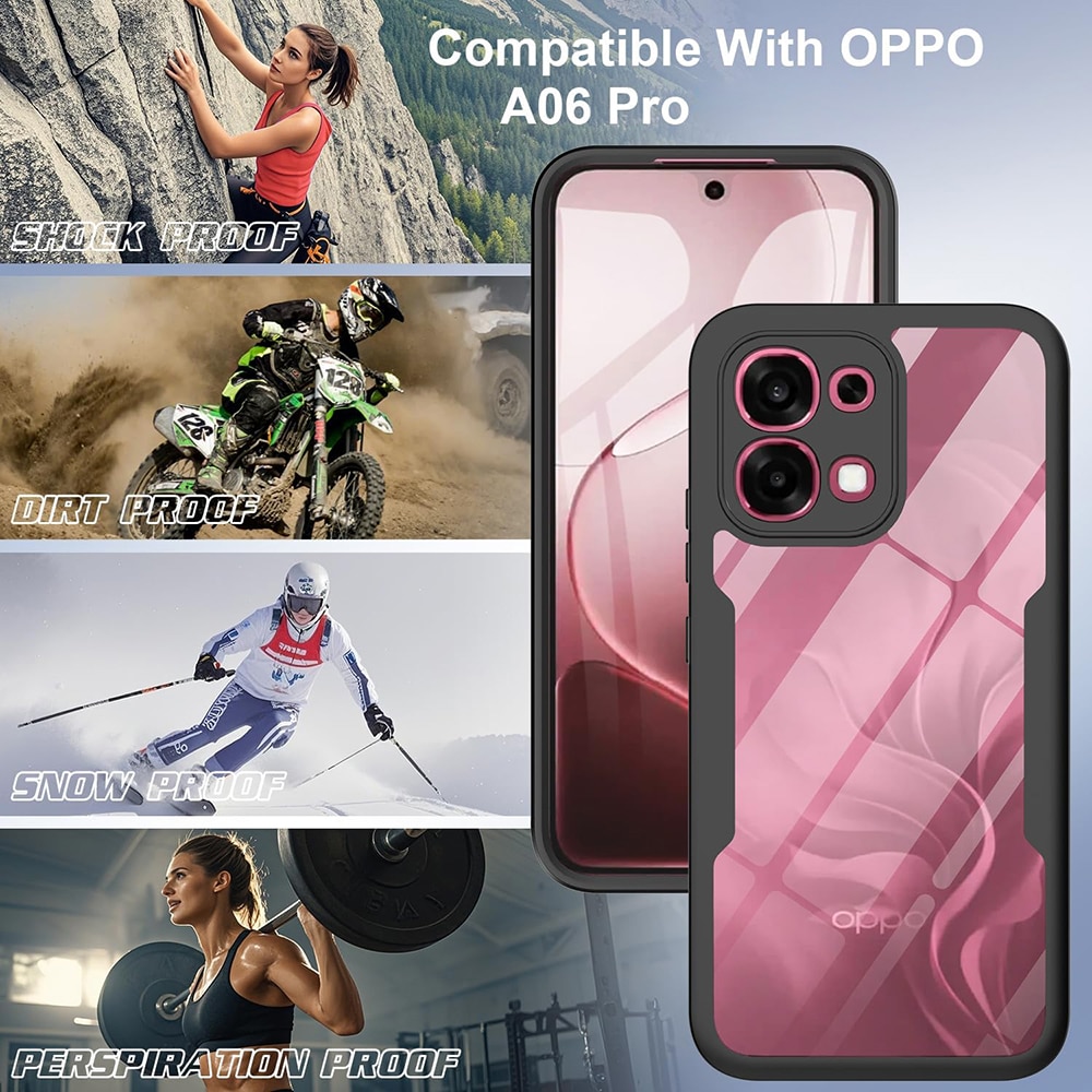 Techsuit ColorVerse 360 Series - θήκη για Oppo A6 Pro / 4G 5G - Διάφανο - Image 6