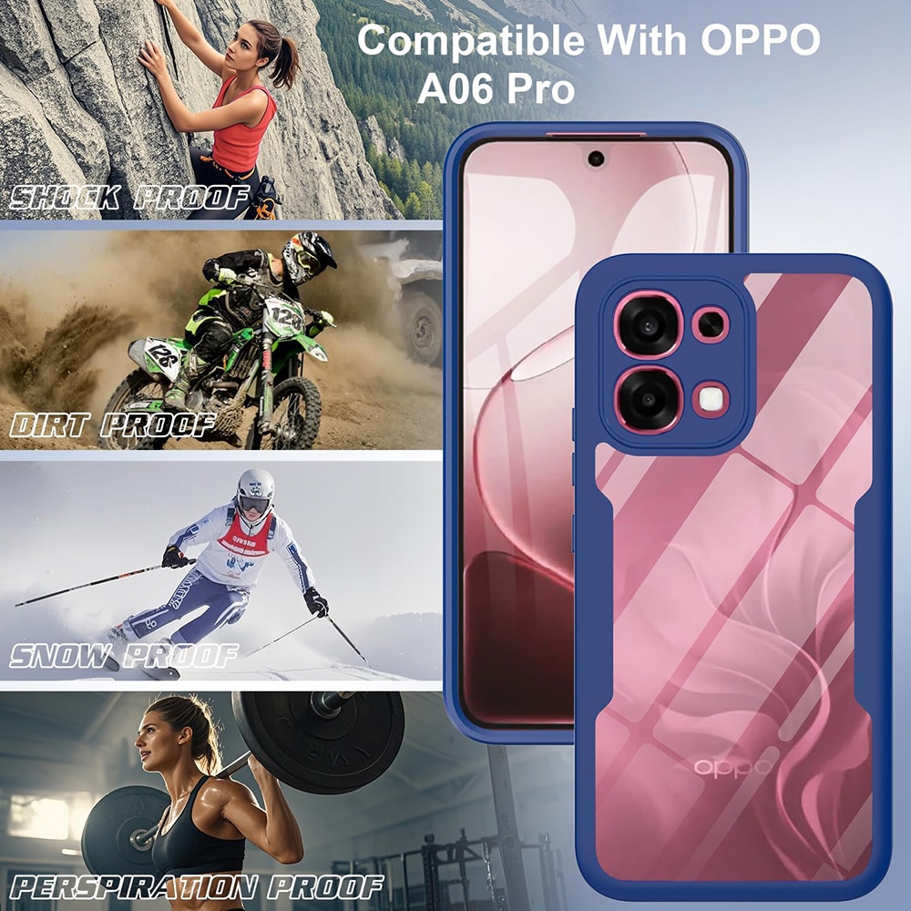 Techsuit ColorVerse 360 Series - θήκη για Oppo A6 Pro / 4G 5G - Διάφανο - Image 6