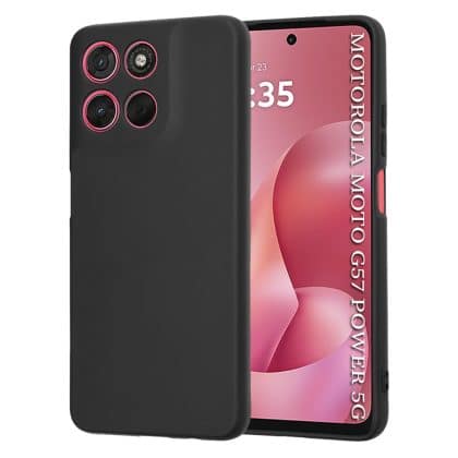 Techsuit SoftFlex - θήκη για Motorola Moto G57 Power / G67 - Μαύρο