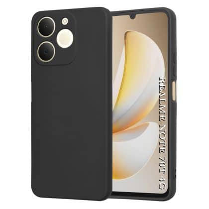 Techsuit SoftFlex - θήκη για Realme Note 70T - Μαύρο