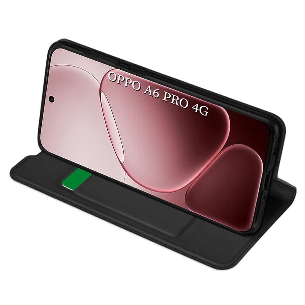 Techsuit Magskin Book - θήκη για Oppo A6 Pro / 4G 5G - Μαύρο - Image 2