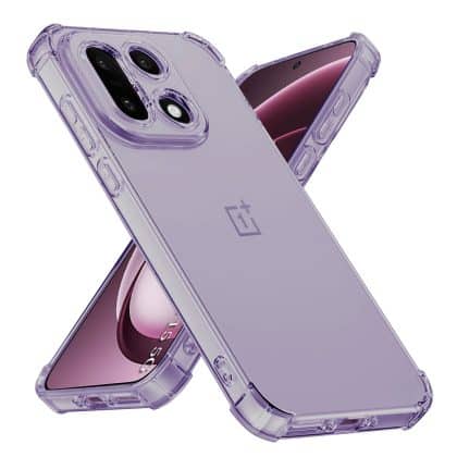 Techsuit - Shockproof Clear Silicone - Oneplus 15 - Smoke Black