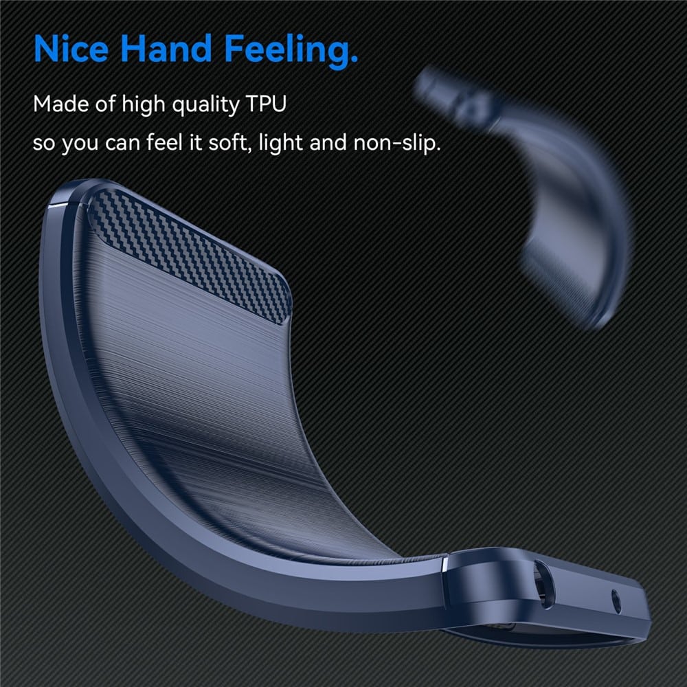 Techsuit Carbon Silicone - θήκη για Samsung Galaxy A57 - Μπλε - Image 6