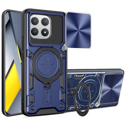 Techsuit CamGuard Pro - θήκη για Xiaomi Poco F8 Pro - Μπλε