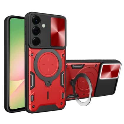 Techsuit CamGuard Pro - θήκη για Samsung Galaxy A57 - Κόκκινο