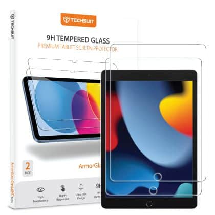 Techsuit - Armorglass Crystalhd (2 Pack) - Ipad 10.2 (2019/2020/2021) - Clear