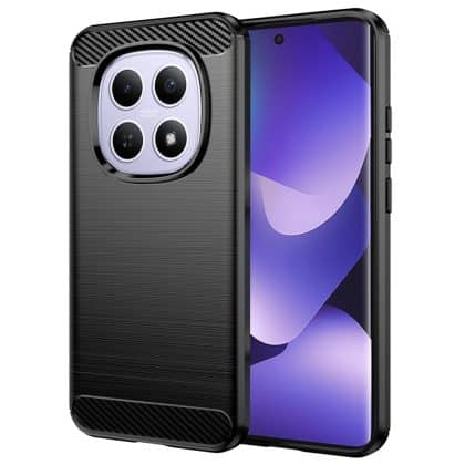 Techsuit Carbon Silicone - θήκη για Xiaomi Redmi Note 15 / 5G Poco M8 - Μαύρο