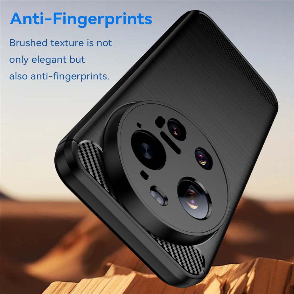 Techsuit Carbon Silicone - θήκη για Xiaomi 17 Ultra - Μαύρο - Image 5