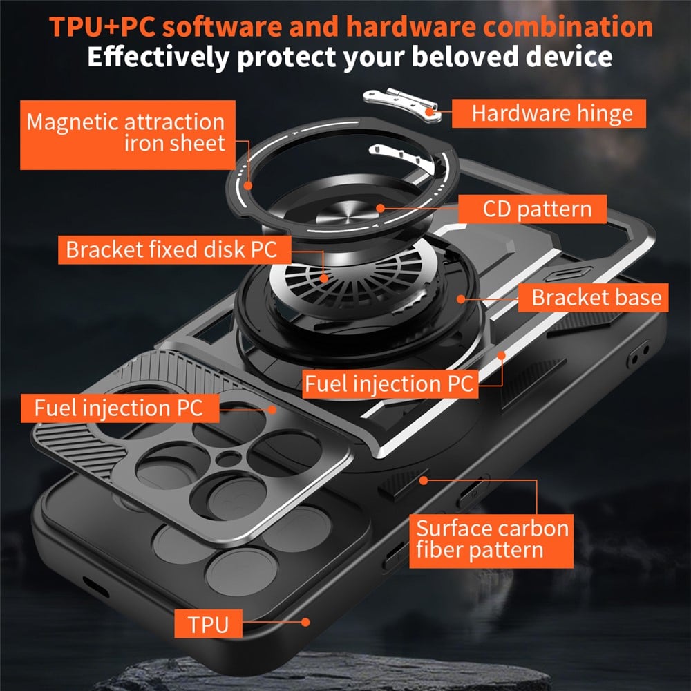 Techsuit RuggedCam - θήκη για Xiaomi Poco F8 Ultra - Μαύρο - Image 3