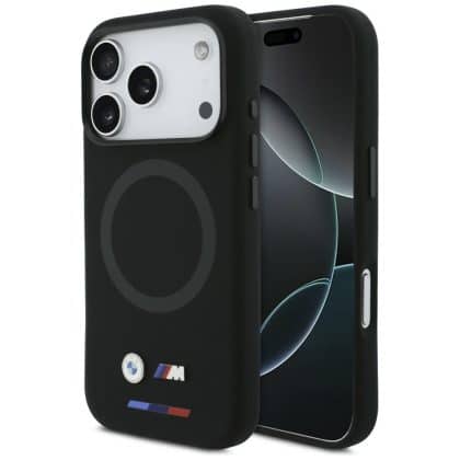 BMW M Silicon Logo MagSafe Θήκη για iPhone 17 Pro Μαύρο