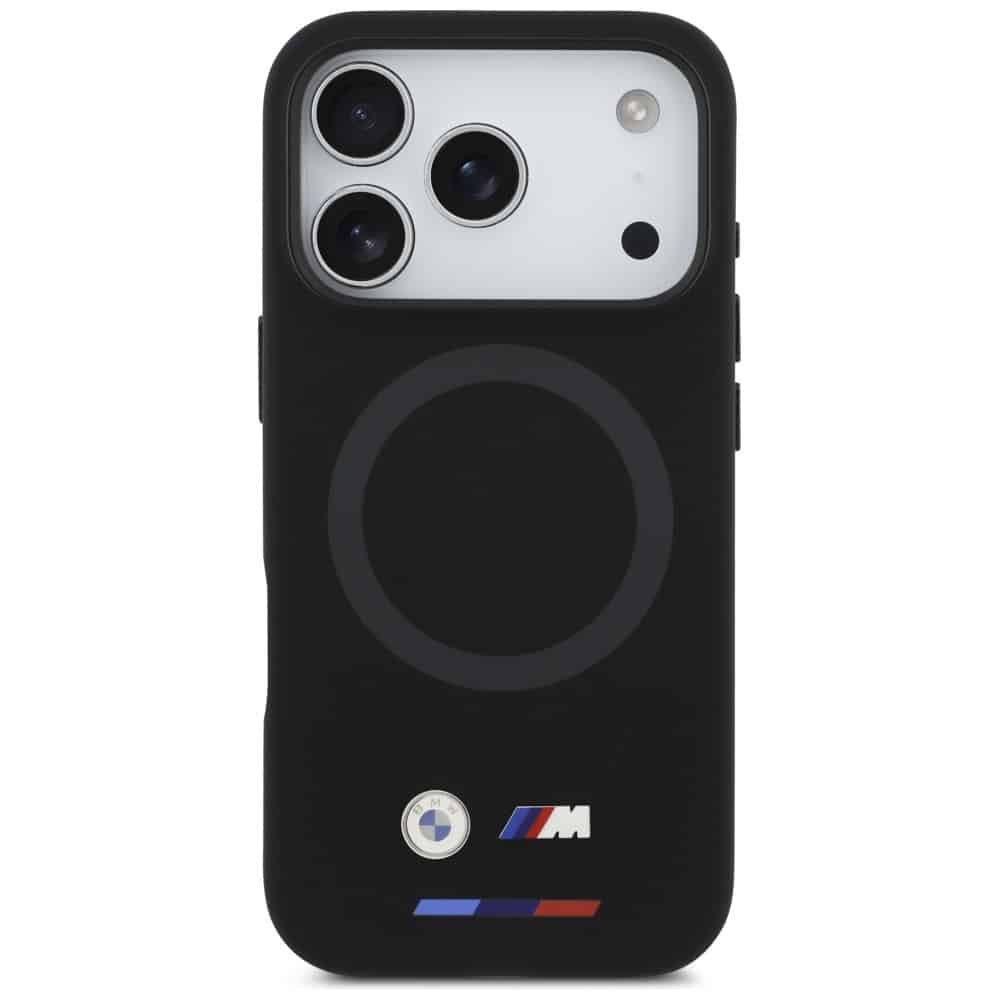 BMW M Silicon Logo MagSafe Θήκη για iPhone 17 Pro Μαύρο - Image 3