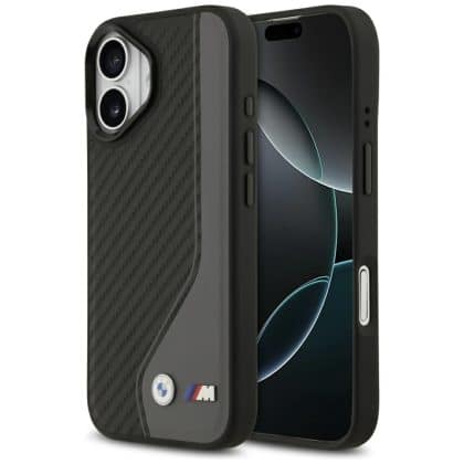 Case BMW M Carbon Logo MagSafe για iPhone 17 ανθρακί