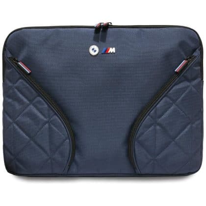 Bag BMW Nylon Pockets & Metal Logo Sleeve 16" ναυτικό μπλε