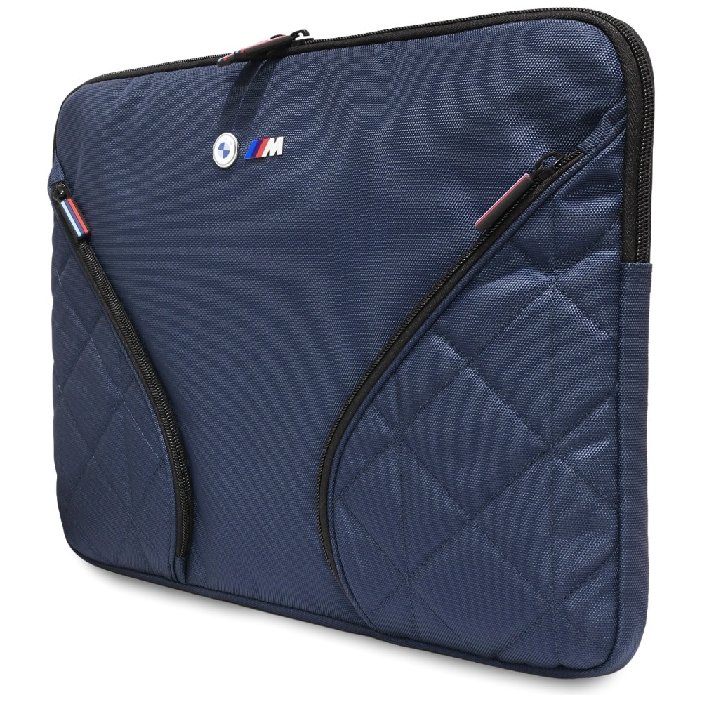 Bag BMW Nylon Pockets & Metal Logo Sleeve 16" ναυτικό μπλε - Image 2