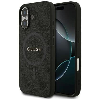 Guess 4G Ring Classic Logo MagSafe - θήκη για Apple iPhone 17 - Μαύρο