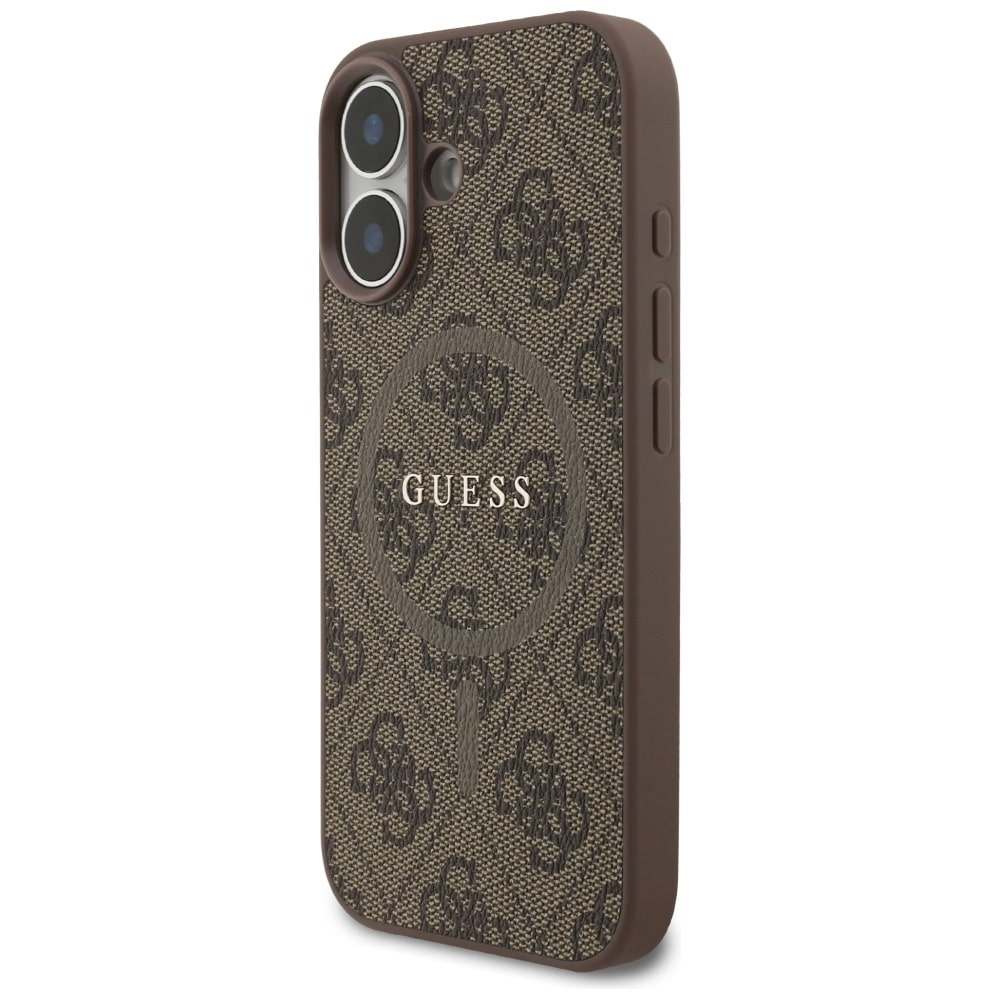 Guess 4G Ring Classic Logo MagSafe Θήκη για iPhone 17 Καφέ - Image 2