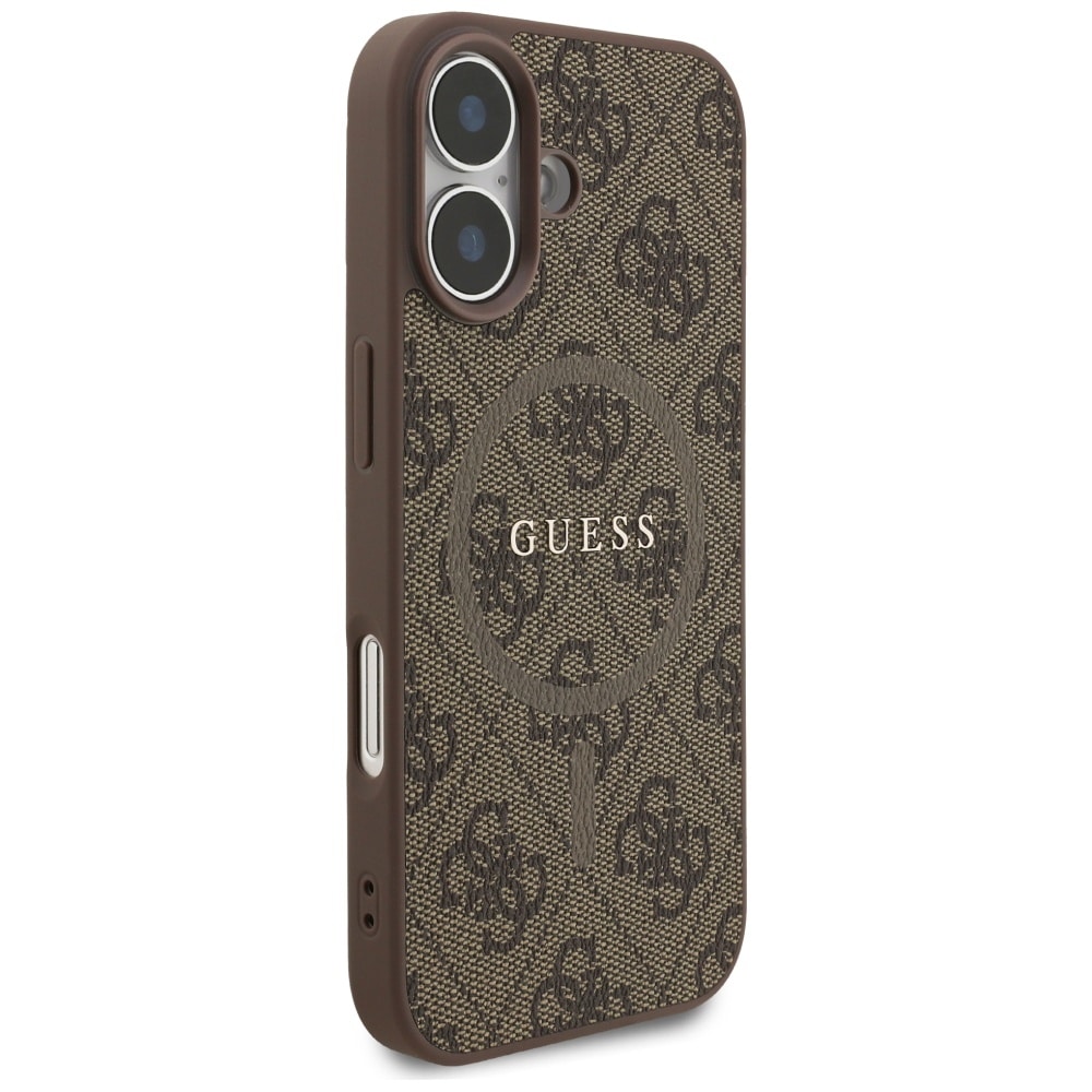 Guess 4G Ring Classic Logo MagSafe Θήκη για iPhone 17 Καφέ - Image 4