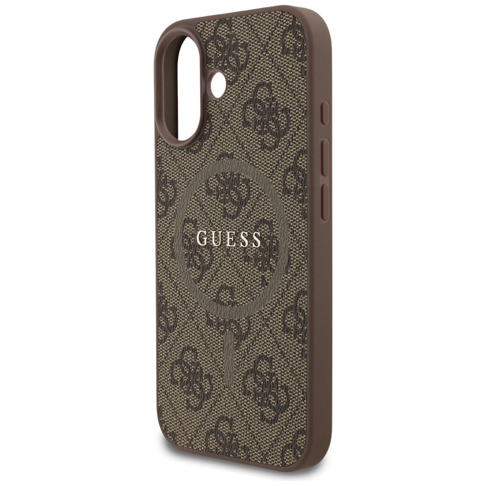 Guess 4G Ring Classic Logo MagSafe Θήκη για iPhone 17 Καφέ - Image 6