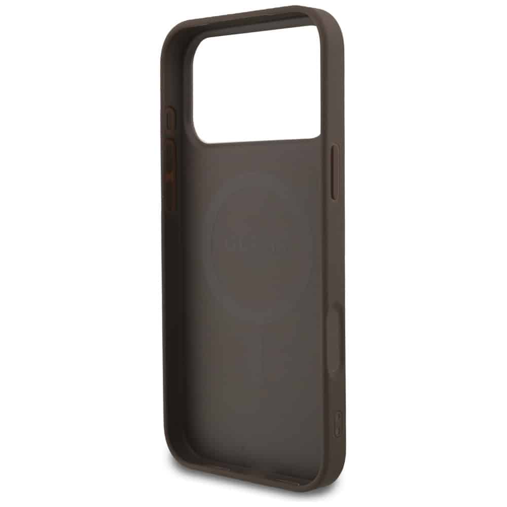 Guess 4G Ring Classic Logo MagSafe Θήκη για iPhone 17 Pro Max Καφέ - Image 7