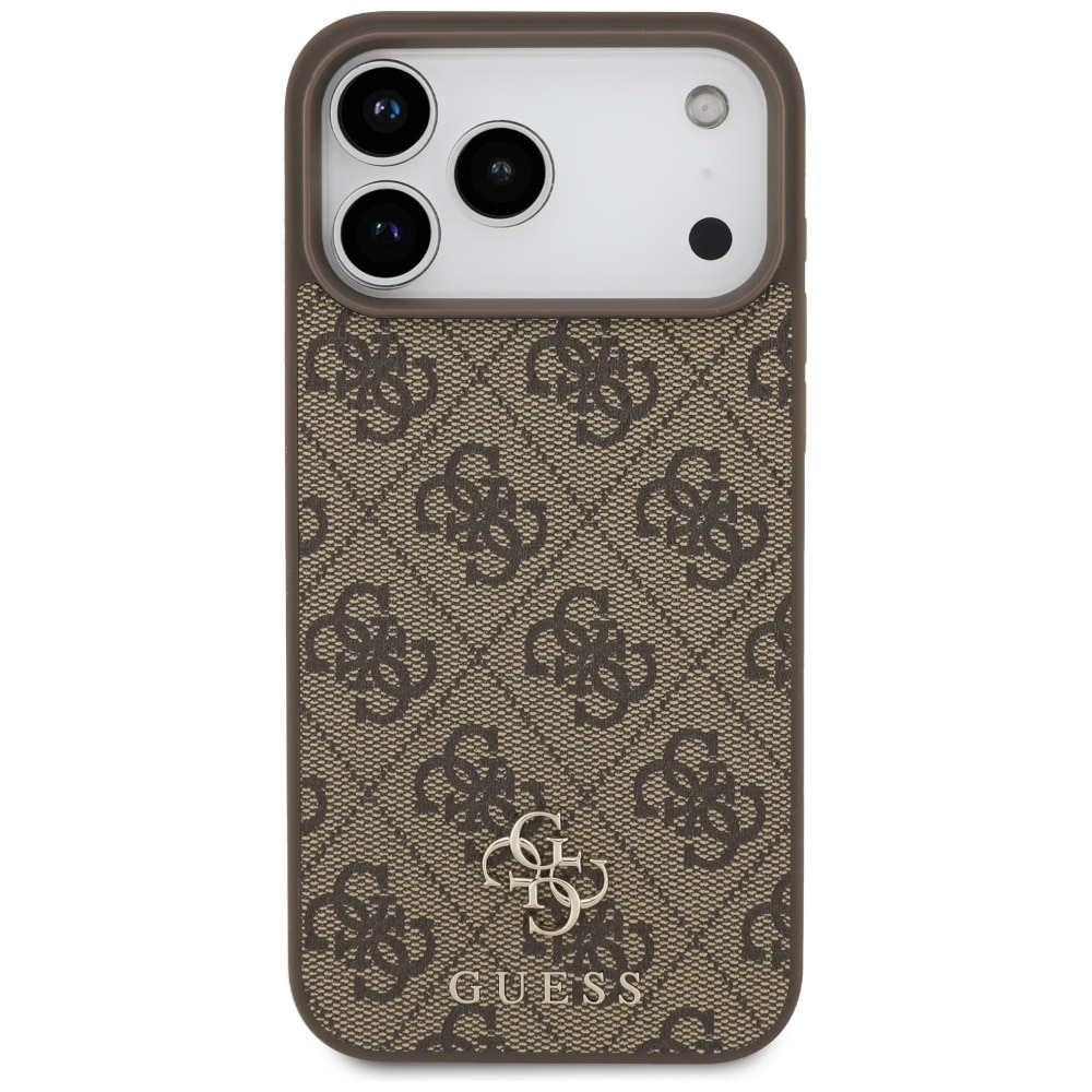 Guess 4G Small Classic Logo MagSafe Θήκη για iPhone 17 Pro Max Καφέ - Image 3