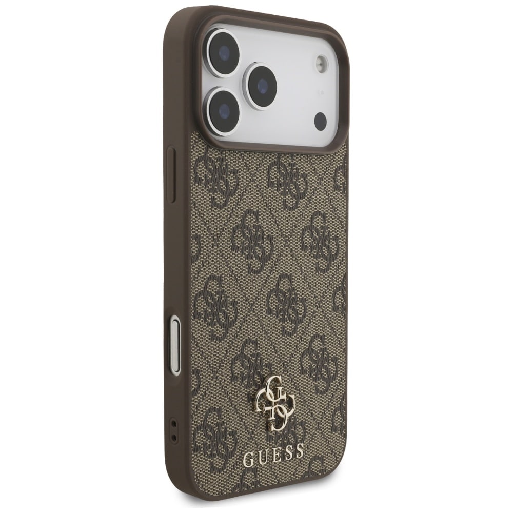 Guess 4G Small Classic Logo MagSafe Θήκη για iPhone 17 Pro Max Καφέ - Image 4
