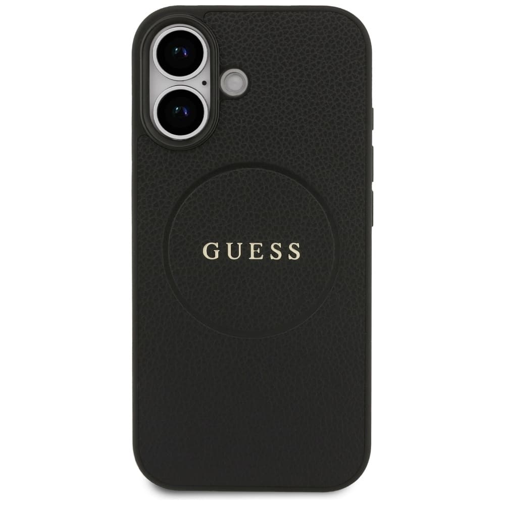 Guess Γυαλιστερή Θήκη MagSafe για iPhone 17 μαύρη - Image 3