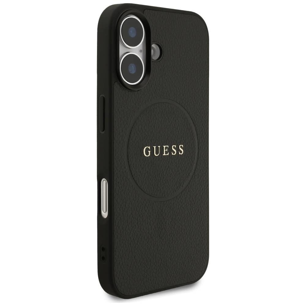 Guess Γυαλιστερή Θήκη MagSafe για iPhone 17 μαύρη - Image 4
