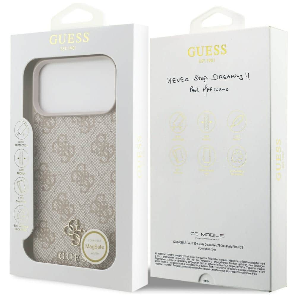 Guess 4G Small Classic Logo MagSafe - θήκη για Apple iPhone 17 Pro Max - Ροζ - Image 8