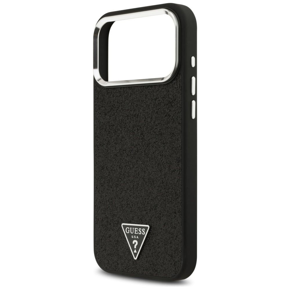 Guess Glitter Triangle Logo MagSafe - θήκη για Apple iPhone 17 Pro Max - Μαύρο - Image 6