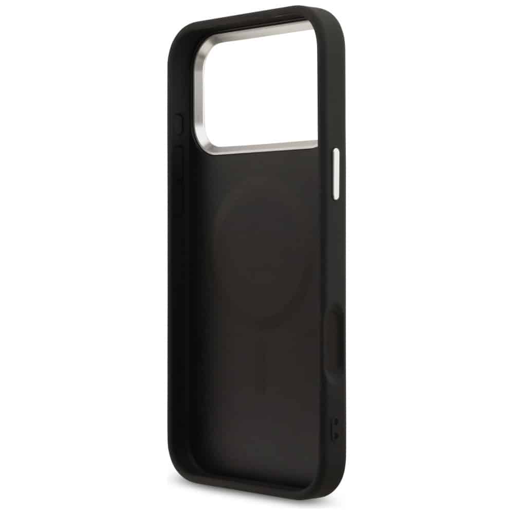 Case Guess 4G Triangle Logo MagSafe για iPhone 17 Pro Max μαύρο ασημί - Image 7