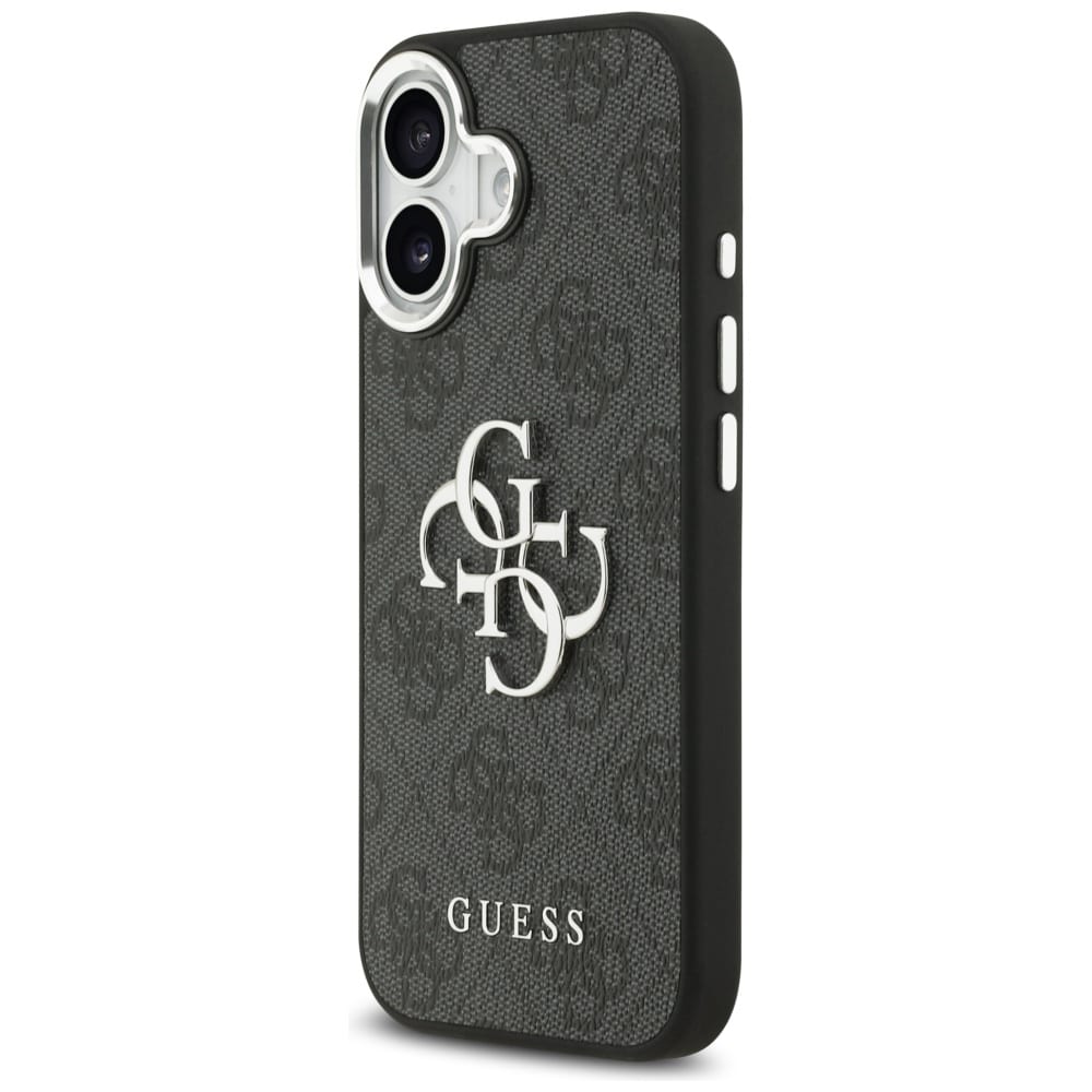 Case Guess 4G Big 4G Classic Logo για iPhone 17 μαύρο ασημί - Image 2