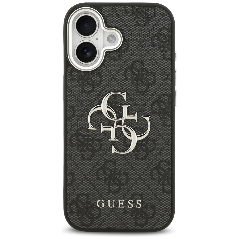 Case Guess 4G Big 4G Classic Logo για iPhone 17 μαύρο ασημί - Image 3