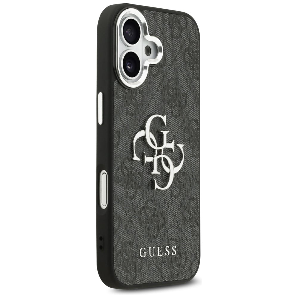Case Guess 4G Big 4G Classic Logo για iPhone 17 μαύρο ασημί - Image 4