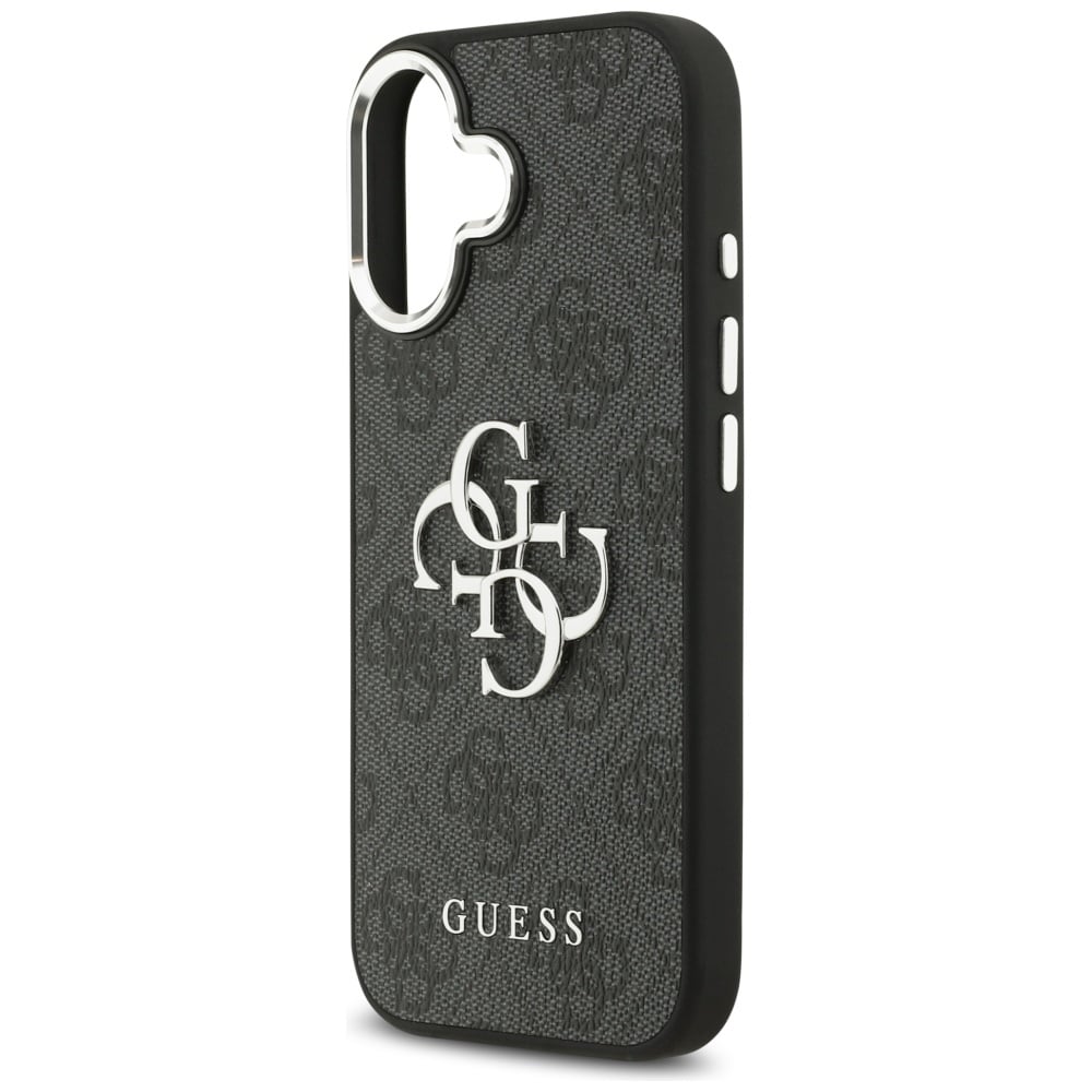 Case Guess 4G Big 4G Classic Logo για iPhone 17 μαύρο ασημί - Image 6