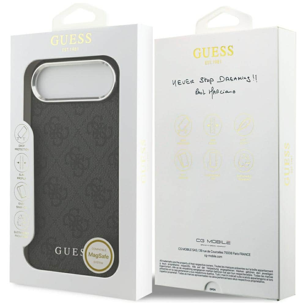 Case Guess 4G Classic Logo MagSafe για iPhone Air μαύρο - Image 8