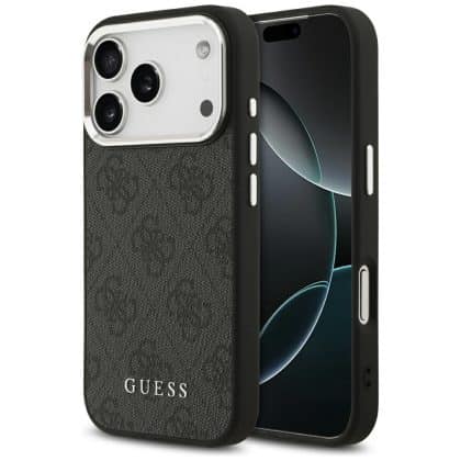 Guess 4G Classic Logo MagSafe - θήκη για Apple iPhone 17 Pro - Μαύρο